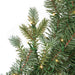 9'Hx47"W PE Mixed Grand Spruce LED-Lighted Artificial Christmas Tree w/Stand -Green/Blue - C220254