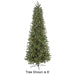 7'6"Hx41"W PE Mixed Grand Spruce LED-Lighted Artificial Christmas Tree w/Stand -Green/Blue - C220274