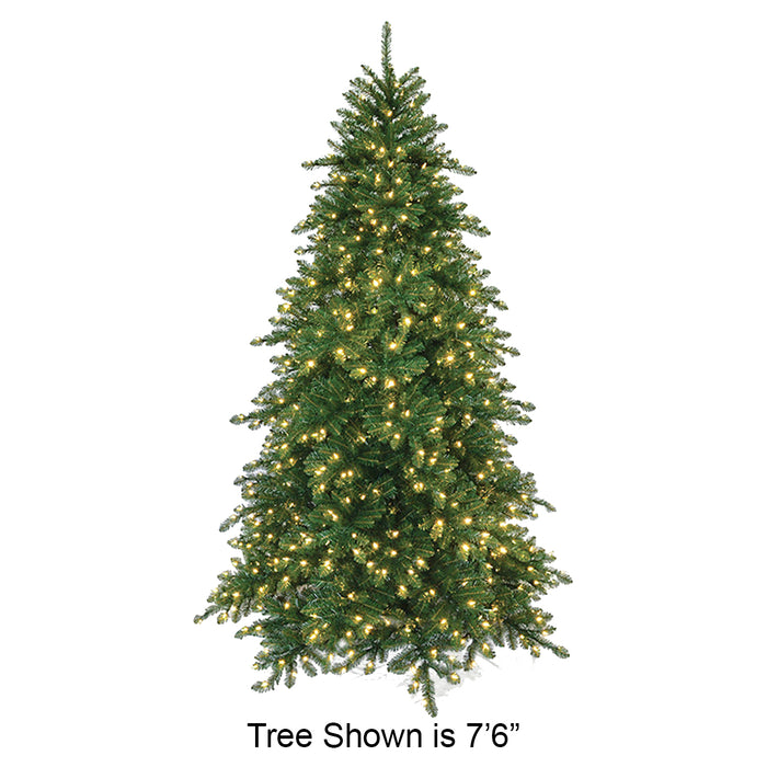 5'Hx45"W Royal Majestic Pine LED-Lighted Artificial Christmas Tree w/Stand -Green - C220354