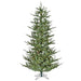7'6"Hx56"W PE Newport Fir Artificial Christmas Tree, LED Pre-Lit (Warm White, Multi-Mode) -Green - C220814