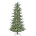 9'Hx64"W PE Newport Fir Multi Functional LED-Lighted Artificial Christmas Tree w/Stand -Green - C220824