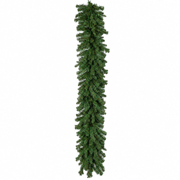 9'Lx18"W PE Pacific Fir Artificial Garland -Green - C-230040