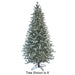 12'Hx66"W PE Blue Swiss Pine Artificial Christmas Tree, Micro LED Pre-Lit -Green/Blue - C-230264