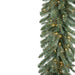 9'Lx16"W PE Blue Swiss Pine Artificial Garland, Micro LED Pre-Lit -Green - C-230274