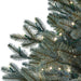 48" PE Blue Swiss Pine Artificiale Wreath, Micro LED Pre-Lit -Green/Blue - C-230304