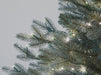 36" PE Blue Swiss Pine Artificial Wreath, Micro LED Pre-Lit -Green/Blue - C-230294