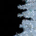 9'Hx64"W Tinsel Iridescent Crystal White Full Pine Artificial Christmas Tree, Micro LED Pre-Lit (Cool White) -White - C-231825