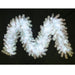 9'Lx16"W Tinsel Iridescent Crystal White Pine Artificial Garland, Micro LED Pre-Lit (Cool White) -White - C-230385