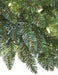 12'Hx58"W Vintage Tinsel LED-Lighted Artificial Christmas Tree w/Stand -Green/Silver - C-230634