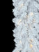 9'Lx12"W Pine Artificial Garland, Micro LED Pre-Lit (Warm White, Multi-Mode) -White - C-231074