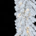 9'Lx12"W Pine Artificial Garland, Micro LED Pre-Lit (Warm White, Multi-Mode) -White - C-231074