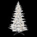 12'Hx94"W Pine Artificial Christmas Tree, Micro LED Pre-Lit (Warm White, Multi-Mode) -White - C-240394