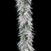 6'Lx14"W PE Flocked Whitehall Long Needle Pine & Pinecone Artificial Garland -White (Pack of 2) - C-231530