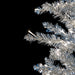 9'Hx53"W Tinsel Norway Spruce Artificial Christmas Tree, Micro LED Pre-Lit -Silver - C-232154