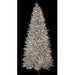 9'Hx53"W Tinsel Norway Spruce Artificial Christmas Tree, Micro LED Pre-Lit -Silver - C-232154