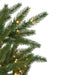 5'Hx35"W PE Dawson Fir Artificial Tree, Micro LED Pre-Lit -Green - C-240264