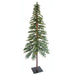 7'Hx42"W Alpine Multi Functional LED-Lighted Artificial Christmas Tree w/Stand -Green - C-240324