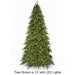 15'Hx85"W Royal Majestic Pine Artificial Christmas Tree, LED Pre-Lit -Green - C-240524