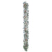 6'Lx11"W PE Snowed Douglas Fir & Pinecone Artificial Garland -Green/White (pack of 2) - C-240590