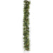9'Lx14"W PE Artificial Whitney Pine Garland, Micro LED Pre-Lit -Green (Pack of 2) - C-250144