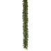 9'Lx10"W PE Artificial Grand Noble Fir Garland, Micro LED Pre-Lit (Multi-Mode) -Green (Pack of 2) - C-250269