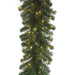 9'Lx10"W PE Artificial Grand Noble Fir Garland, Micro LED Pre-Lit (Multi-Mode) -Green (Pack of 2) - C-250269
