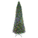 12'Hx62"W PE Grand Noble Fir Artificial Christmas Tree, Micro LED Pre-Lit (Multi-Mode) -Green - C-250309