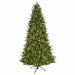 9'Hx58"W PE Grand Noble Fir Artificial Christmas Tree, Micro LED Pre-Lit (Multi-Mode) -Green - C-250299