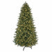 12'Hx73"W PE Blue Emerald Pine Artificial Christmas Tree, Micro LED Pre-Lit -Green - C-250354