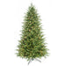 7'6"x57"W PE Grand Empress Fir Artificial Christmas Tree, Micro LED Pre-Lit (Multi-Mode) -Green - C-250369