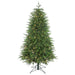 5'x35"W PE Slim Northern Cedar Artificial Christmas Tree, Micro LED Pre-Lit (Multi-Mode) -Green - C-250564