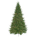 9'x63"W PE Norway Spruce Artificial Christmas Tree, Micro LED Pre-Lit (Multi-Mode) -Green - C-250604