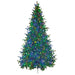 9'x63"W PE Norway Spruce Artificial Christmas Tree, Micro LED Pre-Lit (Multi-Mode) -Green - C-250604