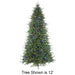 15'x90"W PE Windsor Spruce Artificial Christmas Tree, Micro LED Pre-Lit (Multi-Mode) -Green - C-250929