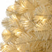 30" Tinsel Matt Vintage Artificial Wreath, Micro LED Pre-Lit -White - C-251064