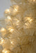 36" Tinsel Matt Vintage Artificial Wreath, Micro LED Pre-Lit -White - C-251074