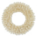 36" Tinsel Matt Vintage Artificial Wreath, Micro LED Pre-Lit -White - C-251074
