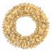 48" Tinsel Matt Vintage Artificial Wreath, Micro LED Pre-Lit -White - C-251084