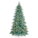 9'Hx67"W Tinsel Artificial Christmas Tree, Micro LED Pre-Lit (Selectable White, Multi-Mode) -Aqua - C-251149