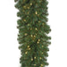 9'Lx24"W Virginia Pine Artificial Garland, LED Pre-Lit -Green (Pack of 2) - C-251334