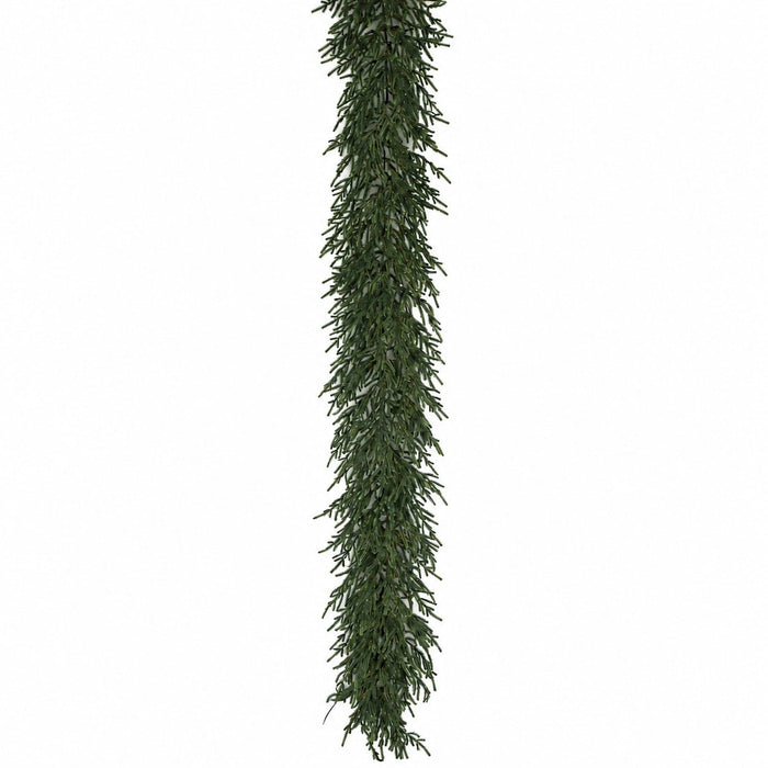 9'Lx16"W PE Norfolk Pine Artificial Garland -White (Pack of 2) - C-260180