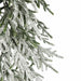9'Lx16"W PE Flocked Norfolk Pine Artificial Garland -White (Pack of 2) - C-260190
