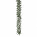 9'Lx16"W PE Flocked Norfolk Pine Artificial Garland -White (Pack of 2) - C-260190