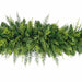 9'Wx12"H PE Artificial Cedar Mantel Swag -Green - C-260440