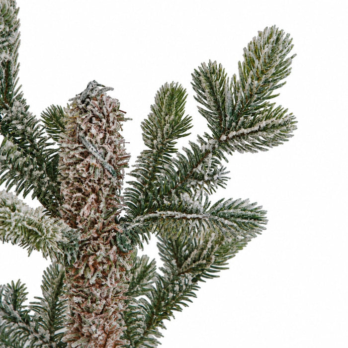 5'Hx29"W PE Flocked Fircrest Fir Artificial Christmas Tree -Green/White - C-260560