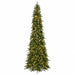 10'Hx47"W Royal Majestic Slim Pine Artificial Christmas Tree, LED Pre-Lit -Green - C-260794