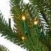 9'Hx58"W PE Siberian Blue Spruce & Pinecone Artificial Christmas Tree, Micro LED Pre-Lit -Green - C-260974