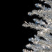 9'Hx63"W Tinsel Norway Spruce Artificial Christmas Tree, Micro LED Pre-Lit -Silver - C-261034