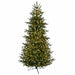 9'Hx62"W PE Elizabeth Slim Pine Artificial Christmas Tree, LED Pre-Lit -Green - C-261154