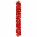 9'Lx18"W Tinsel Sparkling Artificial Garland, Micro LED Pre-Lit (Cool White) -Red - C-261235